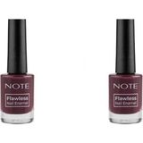 Note Nail Flawless Oje 82 Berry Chocolate, Kahverengi (2 paketi)