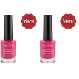 Note Nail Flawless Oje 90 Sugar Pink, Pembe 2li paket