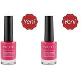 Note Nail Flawless Oje 91 Candy Pink, Pembe (2 paketi)