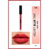 NOTE Velvet Blur Tint Kadife Bitişli Nemlendirici Mat Ruj - 04 Rust Red - Pembe