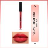 Note Velvet Blur Tint Kadife Bitişli Nemlendirici Mat Ruj 04 Rust Red