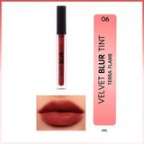 Note Velvet Blur Tint Kadife Bitişli Nemlendirici Mat Ruj 06 Terra Flame