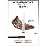 NOTE Volumizing Color Hacim ve Uzatma Etkili Renkli Tubing Maskara - Kahverengi