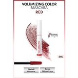 NOTE Volumizing Color Hacim ve Uzatma Etkili Renkli Tubing Maskara - Kırmızı
