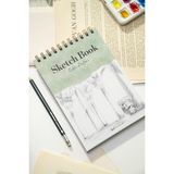 Notebook A5 Eskiz Defteri Sketch Book 50 Yaprak 150 gr Kalın Kağıt - Standart