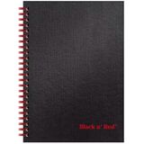 Notebook, Dayanıklı Sert Kapak, Birinci Sınıf Optik Kağıt, Scribzee Uygulaması Uyumlu, Çevre Dostu, Spiral Cilt, 8-1/4 İnç, 70 Çift Taraflı Çizgili Çarşaf, 1 Adet (L67000)