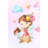 Notebook for girls. Fairy diary.: Lined hardcover notebook. 120 pages