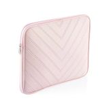 Notebook Laptop Apple Uyumlu MacBook Çantası Suni Deri 13"-13.6" İnç - 800-düz Açık Pembe