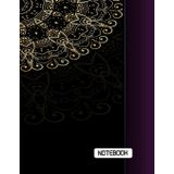 Notebook: Madala On The Black&Purple Cover, Extra large (8.5 x 11) inches, 110 pages, White paper, bulletdot36 pages, graph36pages and line38pages (Madala dot graph lined, Band 6): Volume 6
