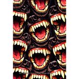 NOTEBOOK: Savage Wolf Fangs Chorus: Blank Lined Journal for Primal Thoughts - 6x9 Inches, 200 Pages