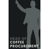 Notebook Tascabile a Quadretti (5x5) dimensione 5,5 x 8,5 Pollici (14 x 21,6 cm / circa A5) - Journal/Taccuino/Blocco Design Ruoli Aziendali - 120 ... "Job Legends" - Head of Coffee Procurement