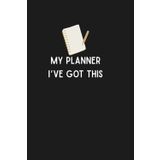 Notebook To Write In: My Planner, I've This - Notes, Lined Paper, 110 Pages, 6" x 9" Inches, Scholl, College, Work
