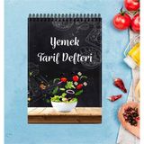 Notebook Yemek Tarif Defteri - Renkli - tek - 13*20