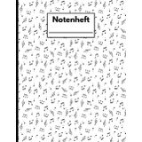 Notenheft A4 | Notenpapier Blanko Seiten für Musiker | 12 Notensysteme pro Seite ohne Notenschlüssel und Takte | Perfekt für eigene Kompositionen und ... für Anfänger, Schüler und Profis