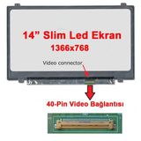 Notespare Dell Inspiron 3421 14.0 inç 40 pin Slim Led Uyumlu Laptop LCD Ekran