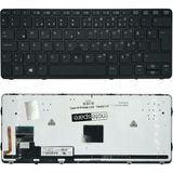 Notespare Hp Uyumlu Elitebook 725 G2 (F1Q83EA), 725 G2 (F1Q84EA), 725 G2 (H0KD0EC) Işıklı Klavye Siyah Tr - 001-Renkli - YOK
