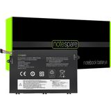 Notespare Lenovo ile Uyumlu Thinkpad E590 20NB007CTX, E590 20NB007DTX, E590 20NB007GTX Notebook Batarya Pil - Siyah - YOK