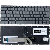 Notespare Lenovo Uyumlu Ideapad C340-14IML Type 81TK Işıklı Klavye Füme Tr Sağ Üst Tuş Versiyon 1 - 001-Renkli - YOK