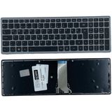 Notespare Lenovo Uyumlu Ideapad Flex 15 Type 20309, Flex 15 Type 80C5 Klavye Tr Gümüş Gri - 001-Renkli - YOK