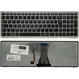 Notespare Lenovo Uyumlu Ideapad Flex 15 Type 20309, Flex 15 Type 80C5 Klavye Tr Işıklı Gümüş Gri - 001-Renkli - YOK