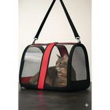Nothern Fashion Flybag Kabin Içi Kedi Köpek Kuş Taşıma Çantası - Kırmızı