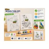 Notica Boyama Tuval Seti – Hazır Çizimli Eğitici Resim Kiti - 25X35