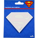 Notix 50 Yaprak Superman Şekilli Yapışkanlı Not Kağıdı