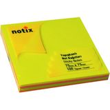 Notix Neon 4 Renk 100 Yaprak 75x75 Notluk