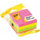Notix Neon 4 Renk Kup 320 Yaprak 75x75 Asmalı Not Kağıdı