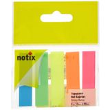 Notix Neon Ayrac 5 Renk 125 Yaprak Asmalı Notluk