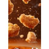 Notizbuch: Chicken Nuggets Notizbuch | 6x9 Zoll DIN A5 | 100 Seiten liniert | Hühnchen Notizheft | Koch Tagebuch | Imbiss Schreibheft | Rezeptsammlung Fritteuse