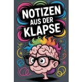 Notizen aus der Klapse – Lustiges Notizbuch mit schwarzem Humor | Geschenkidee für Freunde & Kolleg-innen | Kariert, 6x9, Softcover
