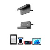 NOTMBESTM iPad Mini/ipad pro/ipad air için Tablet Duvar Montajı Samsung/Kindle/E-Okuyucu için Tablet Tutacağı iPhone için Yapışkan veya Vida ile Sabitlenmiş Duvar Telefonu Tutacağı (Siyah)