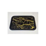 Notpa Desenli Sunum Tepsisi 30X20 Cm Plastik,Sarı