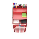 Notpa Masaüstü Organizer 10 Kat A4 Evrak Rafı 6 Renk,Kırmızı Tek Ebat
