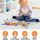 Notpa Renkli Hayvanlar Ahşap Kutulu Vip Puzzle Dinazor Serisi 3 202 Parça +5 Yaş ve Yetişkinler,
