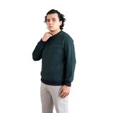 Notra Regular Fit Erkek Selanik Kumaş Triko Kazak - M - Yeşil