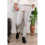 Notra Slimfit Dar Paça Erkek Yazlık Gabardin Chino Pantolon - 46 - Gri