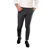 Notra Slimfit Dar Paça Erkek Yazlık Gabardin Chino Pantolon - 48 - Antrasit