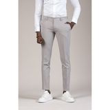 Notra Slimfit Pamuklu Full Likralı Esnek Yazlık Kumaş Pantolon - Gri - 40