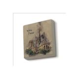 Notre Dame Baskılı Taş Magnet 5X5
