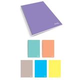 Notte 60-338 A4 Pastel 100 Sayfa Çizgili Spiralli Plastik Kapak Defter