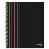 Notte 60-478 A4 Siyah 100 Sayfa Çizgili Spiralli Plastik Kapak Defter