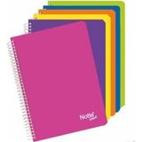 Notte A4 Spiralli Pp Kapak Kareli Defter 120 Yaprak