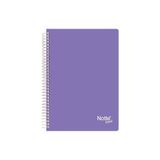 Notte A6 80/4 Plastik Kapak Spiralli Trend Bloknot Defter