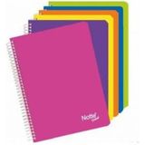 Notte Trend 60 Yaprak Kareli A5 Pvc Yumuşak Kapak Spiralli Defter