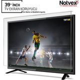 Notvex 39 Inç TV Ekran Koruyucu 99 Ekran Modeli Kırılmalara Karşı Dayanıklı Akrilik