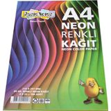 NotYaz A4 Neon 4 Renkli Fotokopi Kağıdı 100 Yaprak