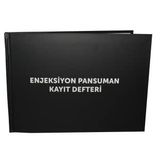 NOTYAZ ENJEKSİYON PANSUMAN DEFTERİ 400 YAPRAK SERT KAPAKLI