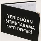 Notyaz Gülşen Kırtasiye Yenidoğan Işitme Tarama Kayıt Defteri 001 - 200 Numaralı - 0 - Siyah